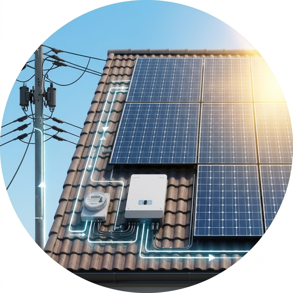 on-grid solar system